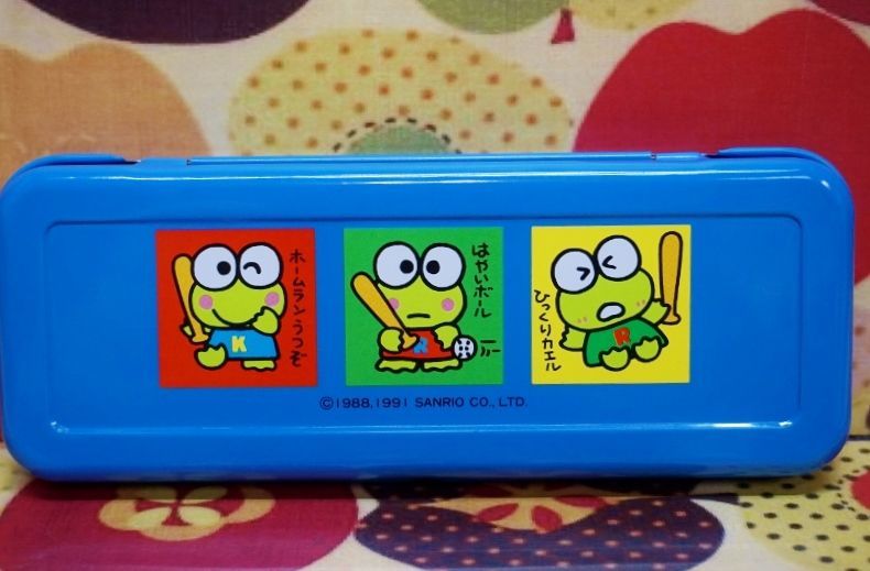 けろけろけろっぴ 缶ペンケース 1991年 ノベルティ 各色 B289