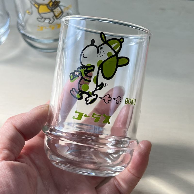 森永コーラス ファミリータンブラー ノベルティグラス 4柄各種
