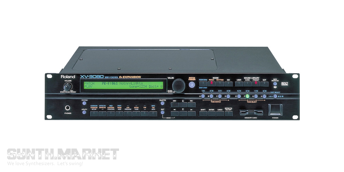 Roland XV-3080: Rackmounted Sound Module/ Tone Generator