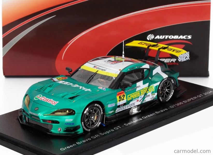 Spark-model Toyota Gr Supra Team Saitama Green Brave N 52 Gt300